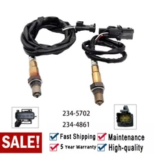 2pcs Upstream+Downstream Oxygen Sensor For Volvo C30 C70 S40 S60 V50 L5 2.5L T5