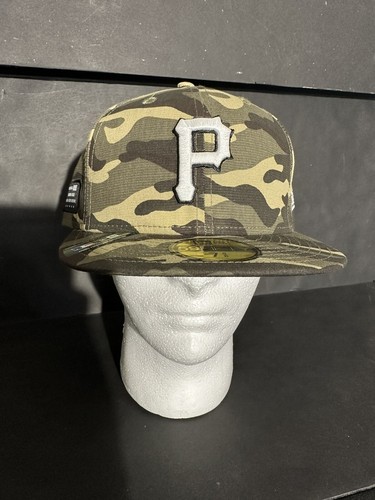 New Era Pittsburgh Pirates Armed Forces Day 59FIFTY sitzende Mütze tarnfarben Größe 7 5/8 - Bild 4 von 7