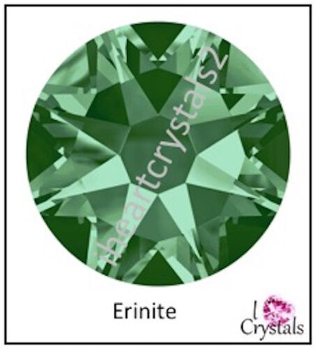 ERINITE Green 3mm 12ss 2088 IHC Austrian Crystal Flatback Rhinestones ss12 Bling - Picture 2 of 5