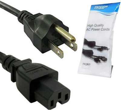 HQRP 1.8m AC Power Cord pour HP 2620 J8692a J8693a J9148a Procurve 3500 Series - Photo 1/4