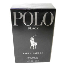 Polo Black by Ralph Lauren for Men 125 ml/4.2 oz After Shave Gel New Sealed