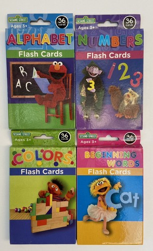 8 Sesame Street Math Reading Writing Workbooks Flashcards Preschool Homeschool - Picture 3 of 12