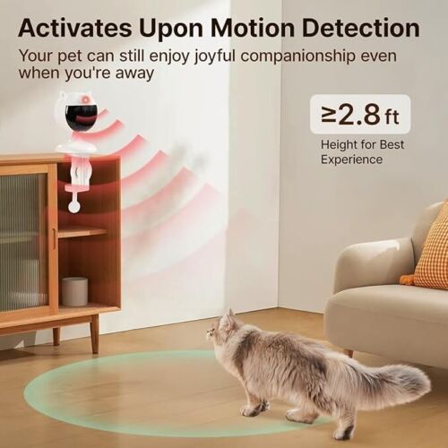 Juguetes láser para gatos con sensor inteligente, interactivos, activados.nuevo. - Imagen 2 de 6