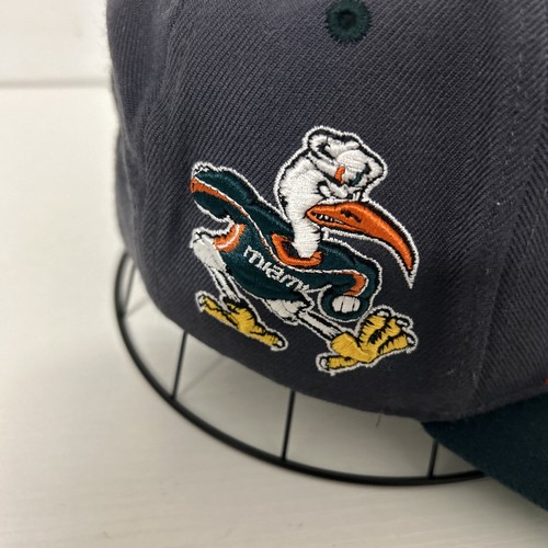 Miami Hurricanes Zephyr The Z Hat Authentic Baseball Snapback Hat Cap Wool Blend - Picture 7 of 12