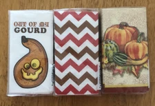 3 Packs Swankie Hankie Tissue FALL Autumn Thanksgiving Halloween OUT OF MY GOURD
