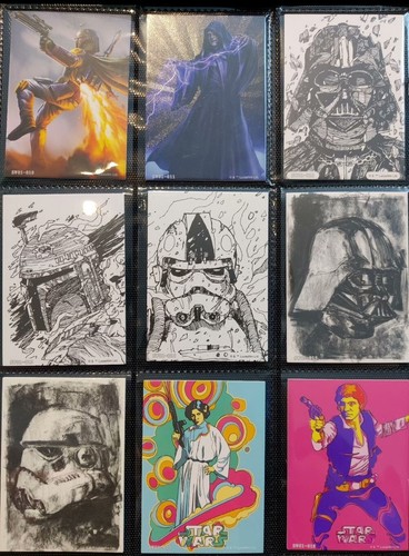 Lot(99) 2023 Card. Fun Disney OFFICAL STAR WARS Complete Base Set Luke yoda Leia - Picture 4 of 9