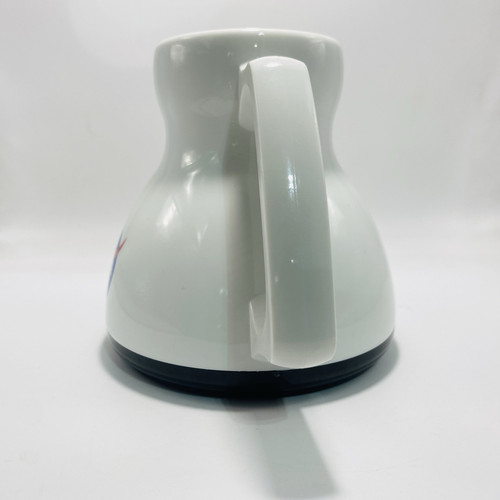 NASA Kennedy Space Center Apollo Capsule Plastic Travel Mug Vintage White - Picture 2 of 5
