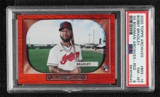 2020 Topps Archives 1955 Bowman Red 13/25 Bobby Bradley #B55-16 PSA 8 0e5m