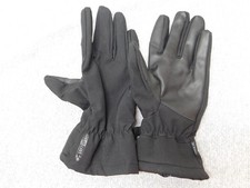 XTM Soft Shell Gloves Size Large Black Winter Ski Snowboard Grip Palm Warm