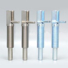 Steel Retracted Indexing Plunger Spring Loaded Nut Pin L Handle M6/8/10/12/16