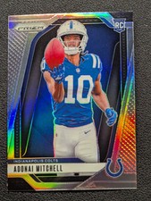 2024 Panini Prizm Adonai Mitchell Silver Rookie Variation SP #2 Colts