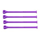 4 Pcs Glasses Storage Hanger Hanging Rack Wine Holder Stemware under Cabinet