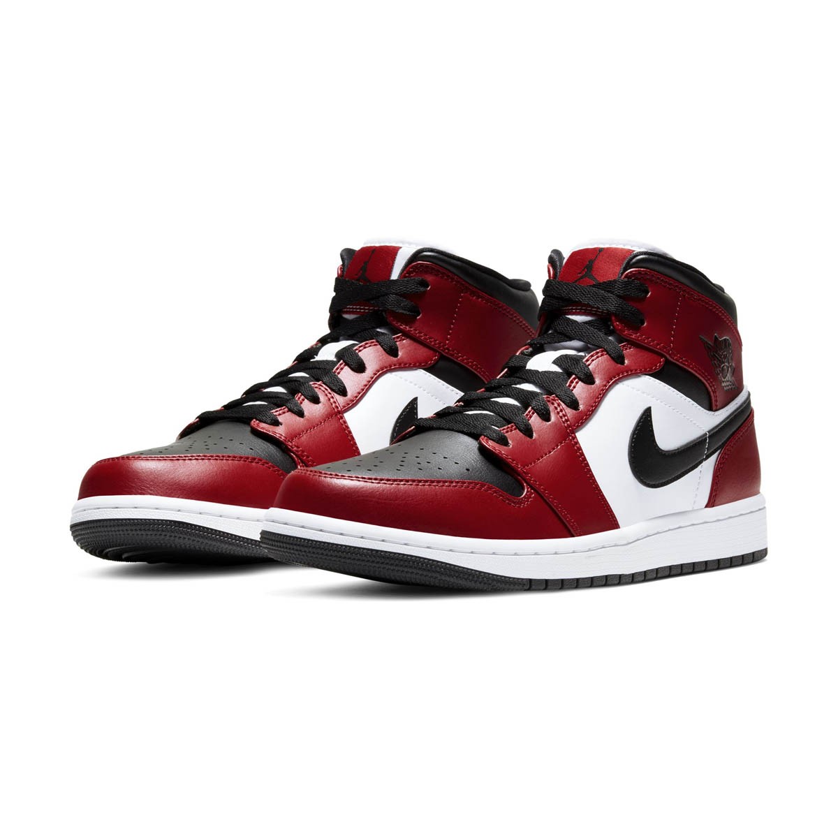 Size 9 - Jordan 1 Mid Chicago Black Toe 2020 for sale online | eBay