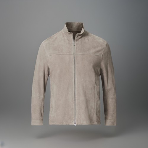 Emporio Armani Men's Suede Blouson Jacket - EU 56 - US XL - Worn Once! Excellent