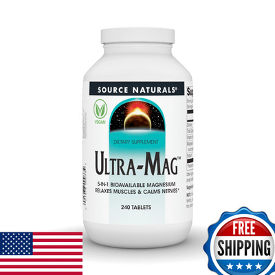 Source Naturals Ultra-Mag High-Efficiency Magnesium Complex 240 Tablets