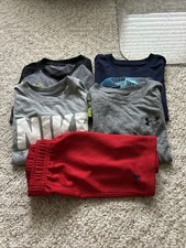 Boys Shirts And Shorts Qty 5 Under Armour And Nike Size 4