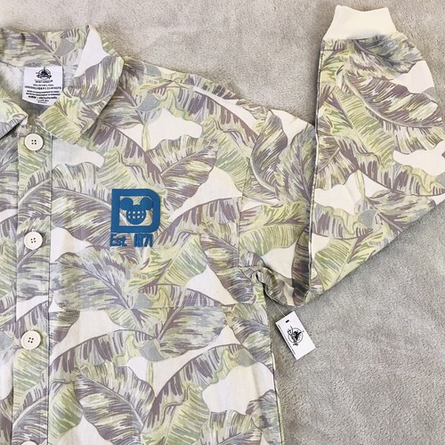 DISNEY Resort Spirit Jersey Men's Shirt BOTANICAL Print Jungle Cruise Size L NWT - Picture 3 of 8