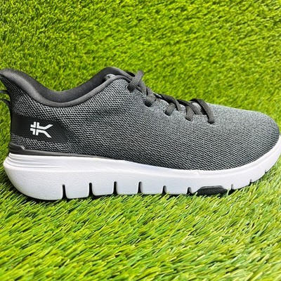 Kuru Flex Via Womens Size 9D Black Gray White Athletic Running Shoes Sneakers