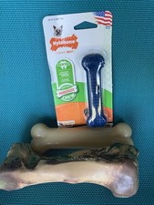 Nylabone Dog Chewers lot of 3 - 2 Loose