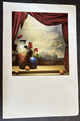 art postcard OS Kevin Sloan Tabula Rasa painting 2000 Sette gallery invite