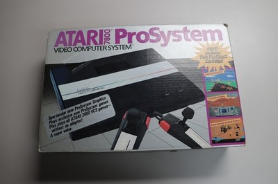 Atari 7800 Console in Box w/8 Games 1 Controller Tested Working READ DESCRIPTION