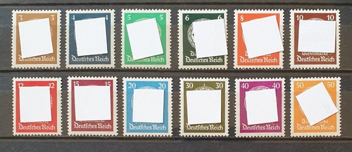 III. Reich Dienstmarken MiNr. 132 - 143 ** und tadellos (A 598)
