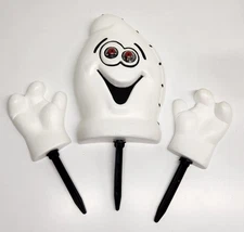 Vintage 90’s The Paper Magic Group Blow Mold Ghost Head + Hands Yard Halloween