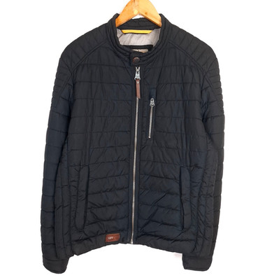 CAMEL ACTIVE Herren Steppjacke Größe M EU48 UK38 Thermo Schwarz Full Zip
