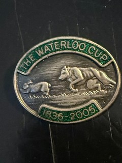 THE WATERLOO CUP 2005 ENAMEL PIN BADGE
