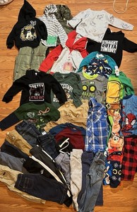 Huge Boy Clothes Boys 2T 24 months Clothing Lot (35+ Pieces) Shirts Pants Outer