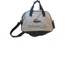 Eau de Lacoste Parfums L.12.12 White Messenger Duffle Travel Tote Bag -