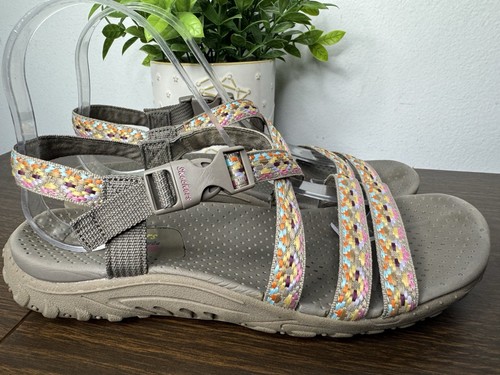 Skechers Size 8 Sport Sandal Woven Outdoor Strappy Flats Open Toe - Picture 2 of 10