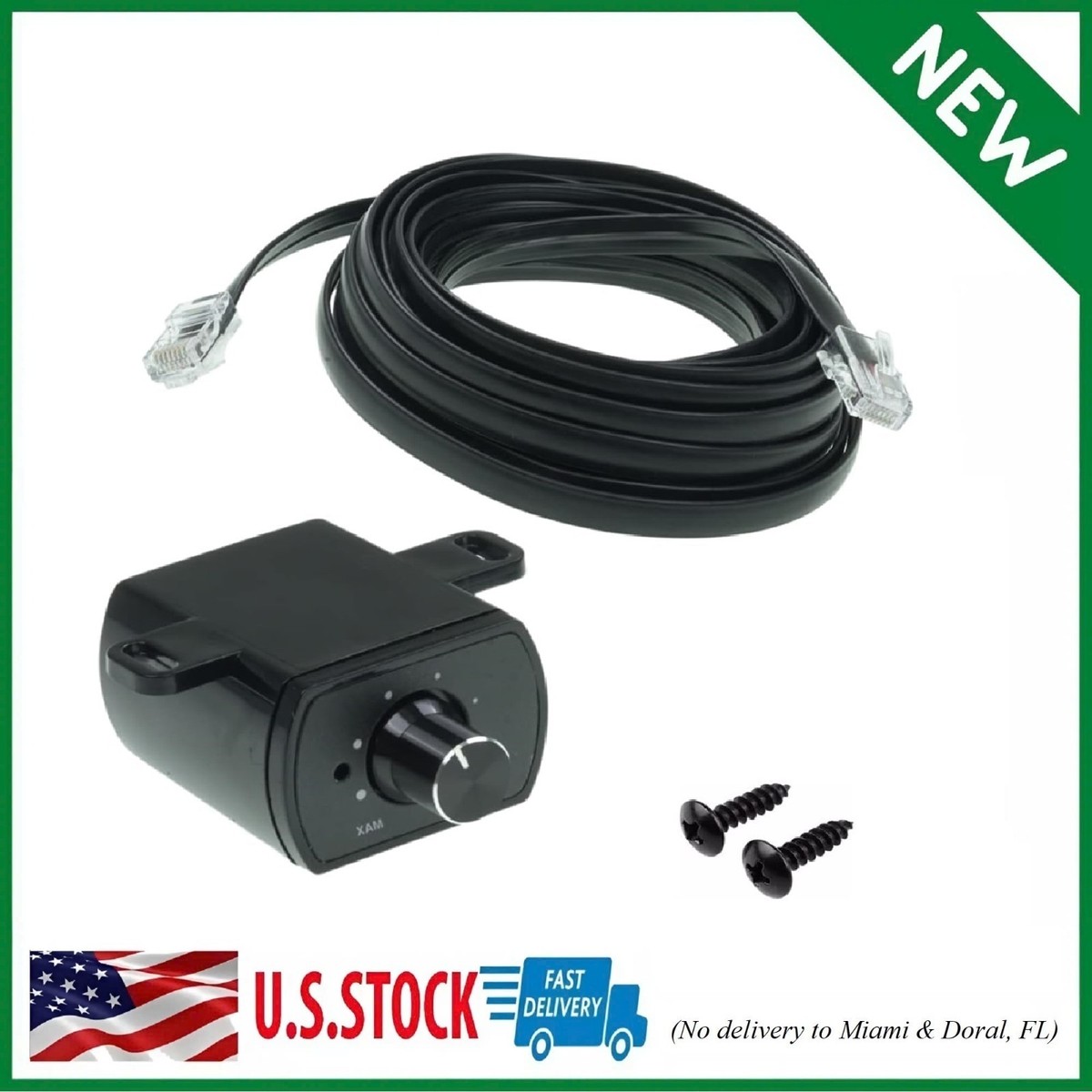 Remote Bass Gain Volume Knob Control Compatible with Hifonics HFR