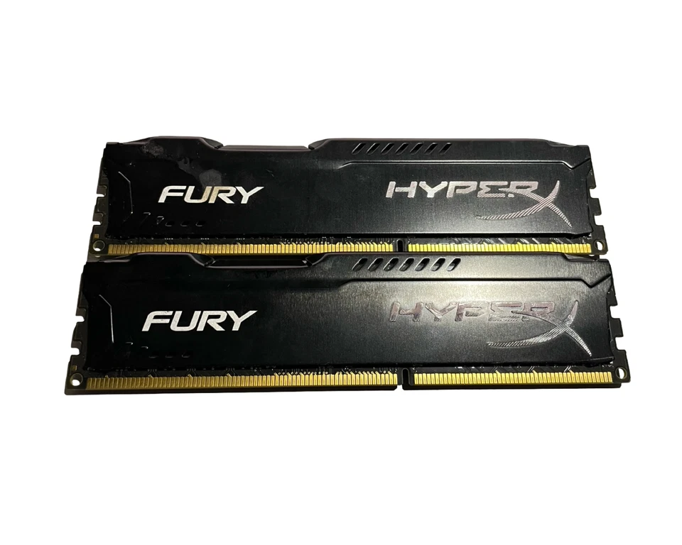 Memoria RAM*SE de escritorio Kingston HyperX Fury 16 GB (2x8 GB) DDR3-1600 (HX316C10FB/8) Foto 2 de 2