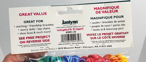 Janlynn DFN Embroidery Floss Pack of 36 Variegated Skeins Cotton 3001-35 NOS - Picture 3 of 4