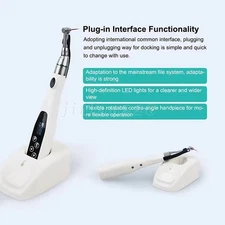 Wireless Dental LED Endo Motor 16:1 Contra Angle Handpiece Root Canal Treatment