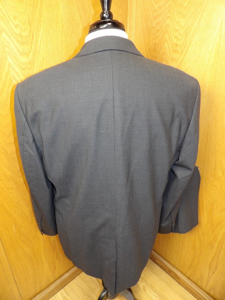 Traje Para Hombre Brooks Brothers 44r 38 x 30.5 Gris Oscuro Lana Lycra T-#36 Foto 2 de 4
