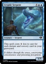 Cryptic Serpent - Near Mint MTG Commander Masters