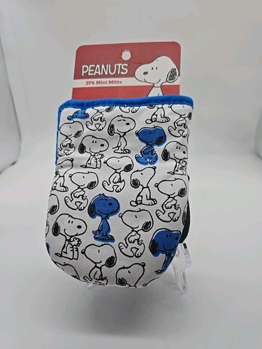 Peanuts Snoopy Kitchen Oven Mini Mitts- 2pk Set New - Picture 5 of 7