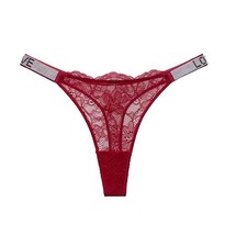 Women’s Crystal Love G-String Thong – Sexy Lingerie Nightclub Underwear