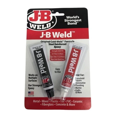 ALLENDALE ULTRASONICS JB Weld Original Cold Weld Steel Reinforced Epoxy Compound Glue Metal Strong