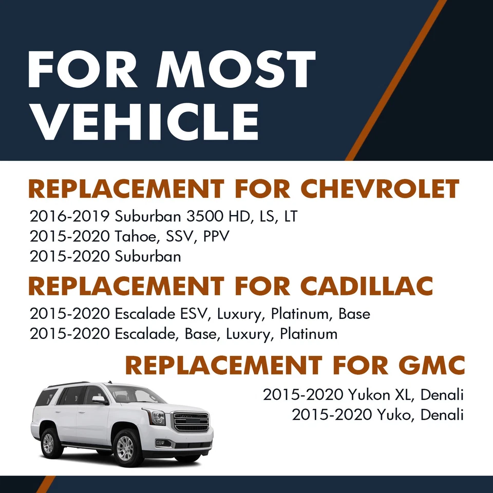 Пара из 2 задних левых и правых подъемных опор заднего борта для GMC Yukon XL 2015-2020 годов выпуска - Изображение 2 из 4