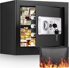 Fireproof Safe Box 34L Digital Keypad Home Security Lock Alarm Document Money