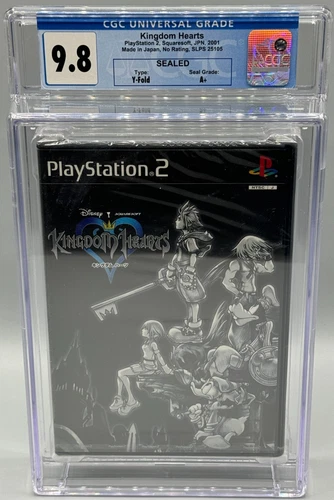 Kingdom Hearts Sony PlayStation 2 PS2 JP Version Sealed New CGC 9.8 A+ Graded