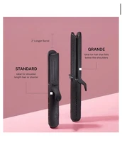 L'ange Le Duo 360 Airflow Styler Curler and Straightener - Black