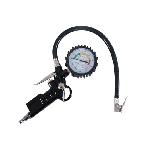 Tire Inflator with Pressure Gauge, 0-220PSI Dial Wheel Air Tire Pressure - Thumbnail 5