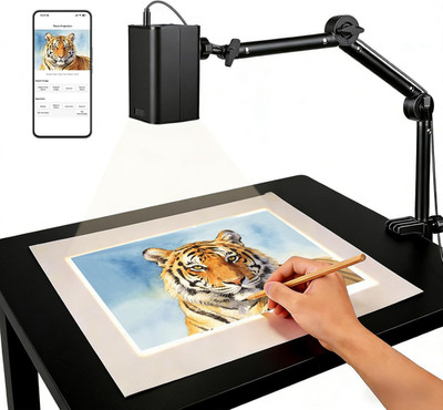 Art Projector for Tracing and Drawing - 5G Wifi & App-Free Web Control - Digital
