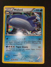 Carte Pokémon Wailord 26/124 Holo  - Dragons Exaltés - Noir et Blanc - NM