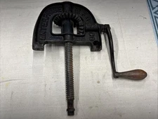 Antique Cast Iron ENTERPRISE Fruit Wine Press Sausage Stuffer Pat 1883 NO Base