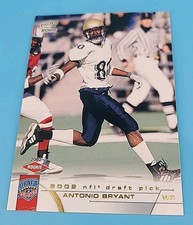 2002 Pacific Antonio Bryant #487 Rookie Dallas Cowboys Football Card. rookie card picture